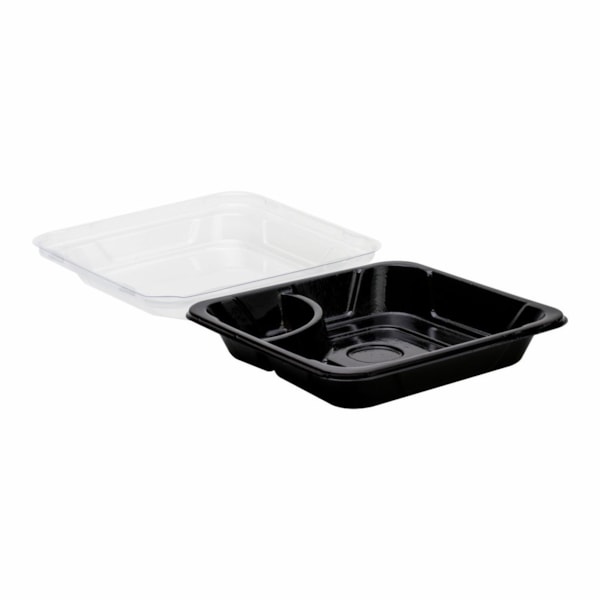 image Embalagem Oriental P/Gyoza Com Tampa 15,8 X 15,8 X 2,8Cm Dpcpack 200Un Dpc20