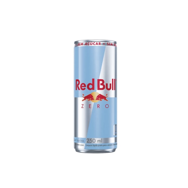 image Energético Zero Açúcar e Zero Calorias Red Bull 250 Ml X 24 Un