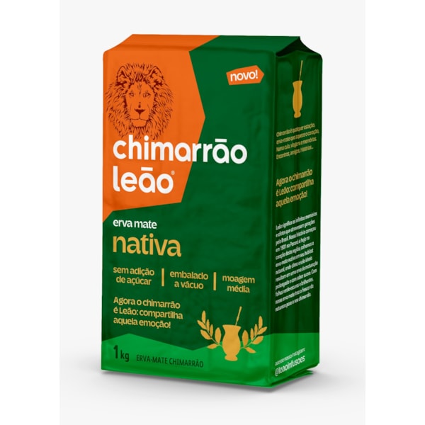image Erva Mate Chimarrão 1 Kg Leão Vácuo