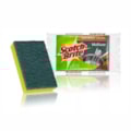 image Esponja Dupla Face Verde e Amarela 3M Scotch-Brite Un