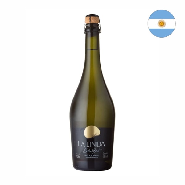 image Espumante Branco 750Ml Argentino Extra Brut La Linda Decanter
