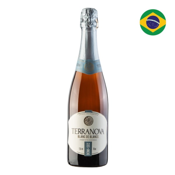 image Espumante Branco 750Ml Demi Sec Terranova Miolo