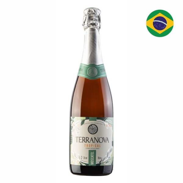 image Espumante Branco 750Ml Doce Moscatel Terranova Miolo