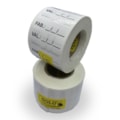 image Etiqueta Adesiva Bopp C/Data De Fabricação E Validade 32 X 21Mm 500Un