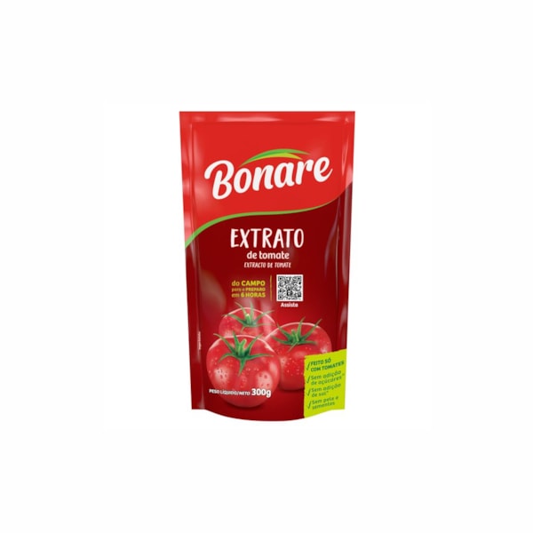 image Extrato Tomate Sachê 300 Gr Bonare