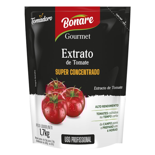 image Extrato Tomate Tomadoro/Bonare Gourmet Sache 1,7Kg