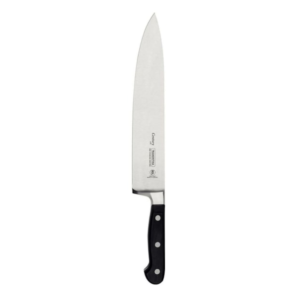 image Faca Chef 10 Pol Century Preto Tramontina Un