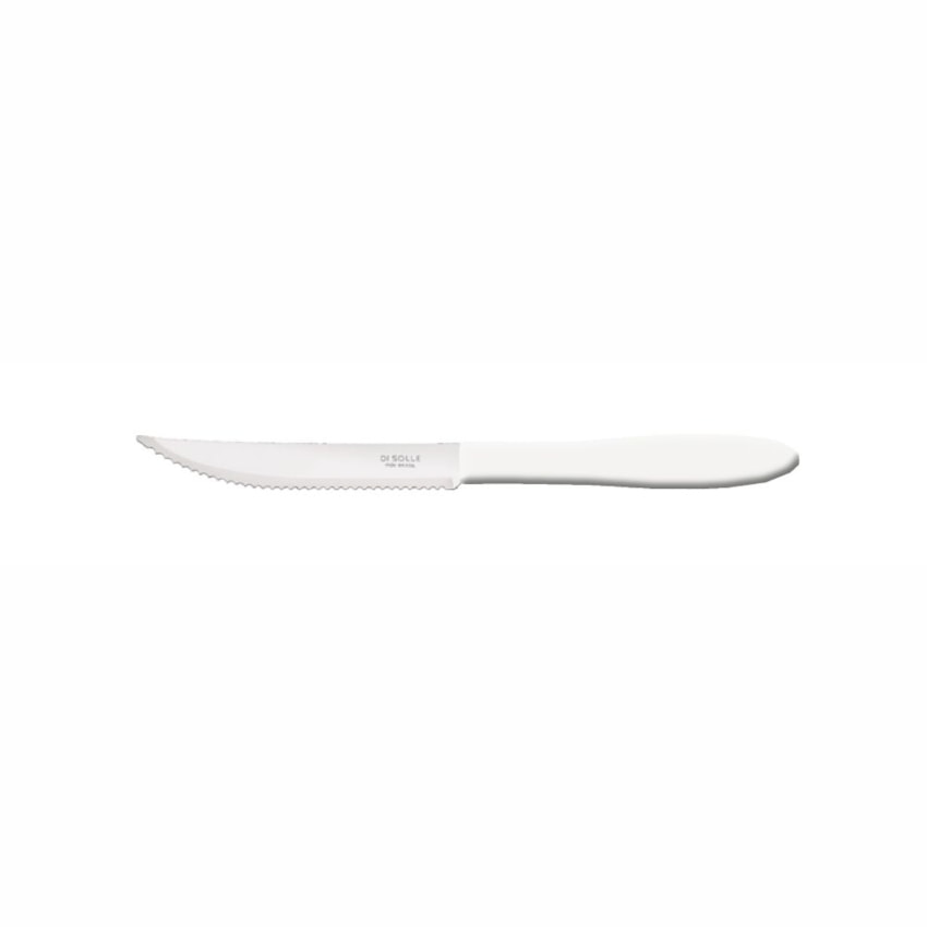 image Faca Churrasco Cabo Branco Prisma Di Solle Un 19Gr