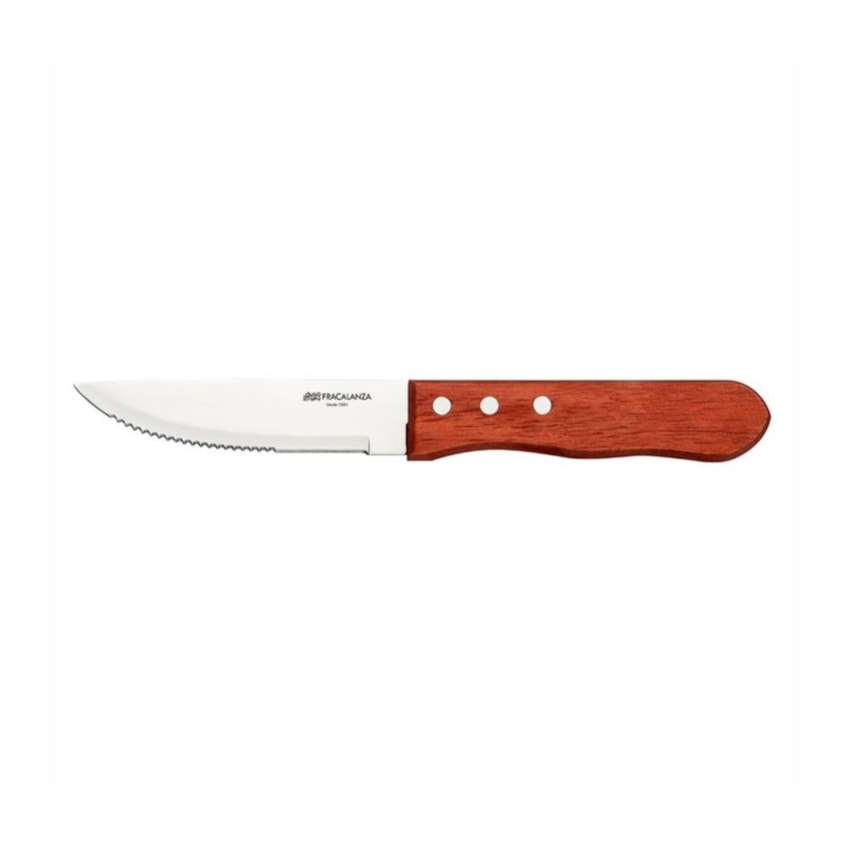 image Faca Churrasco Cabo Madeira  Dinasty Full Fit Un 60G
