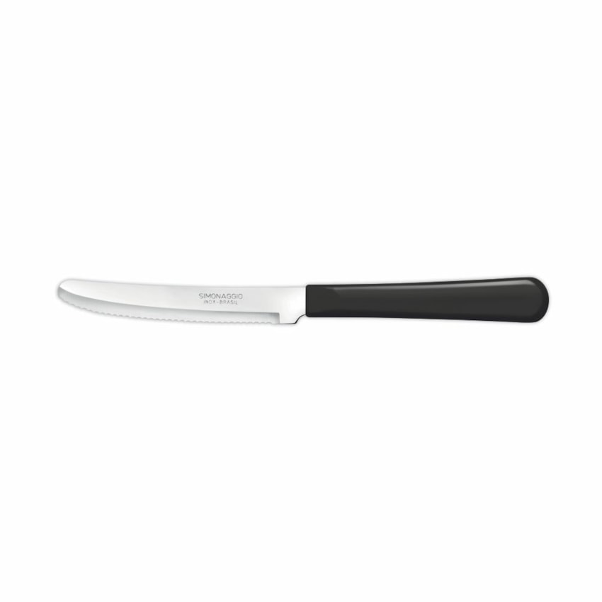 image Faca De Mesa Preto Sintonia Simonaggio Un De 43Gr