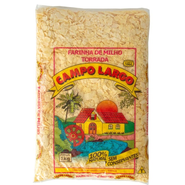 image Farinha Milho Amarelo Biju Campo Largo 1Kg