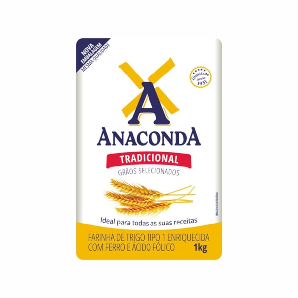 image Farinha Trigo 1Kg Anaconda