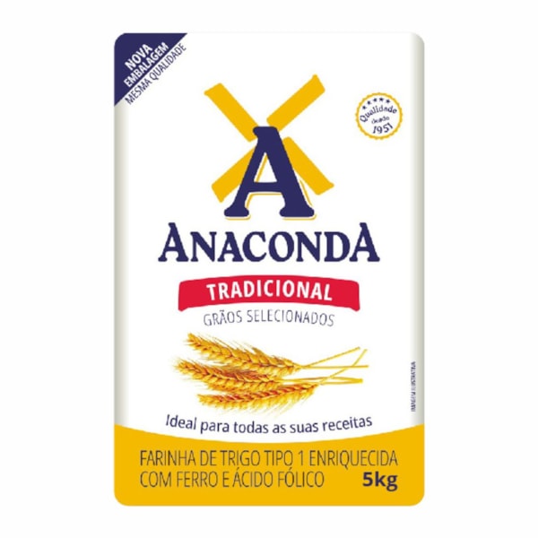 image Farinha Trigo 5Kg Anaconda