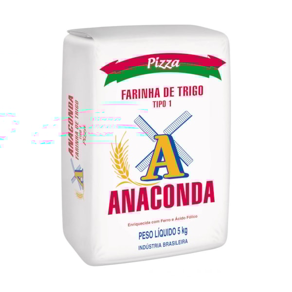image FARINHA TRIGO 5KG P/PIZZA ANACONDA