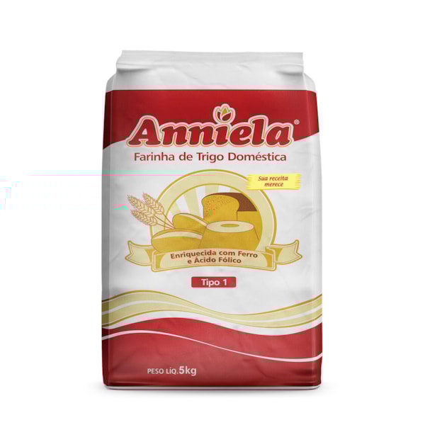 image Farinha Trigo 5Kg T1 Anniela