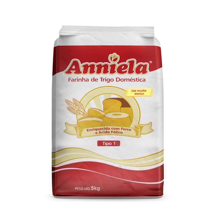 image Farinha Trigo 5Kg T1 Anniela