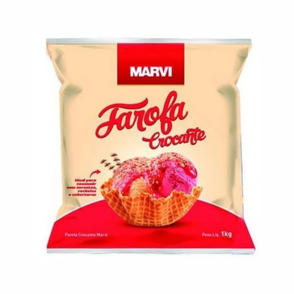 image Farofa Amendoim Crocante Marvi 1Kg