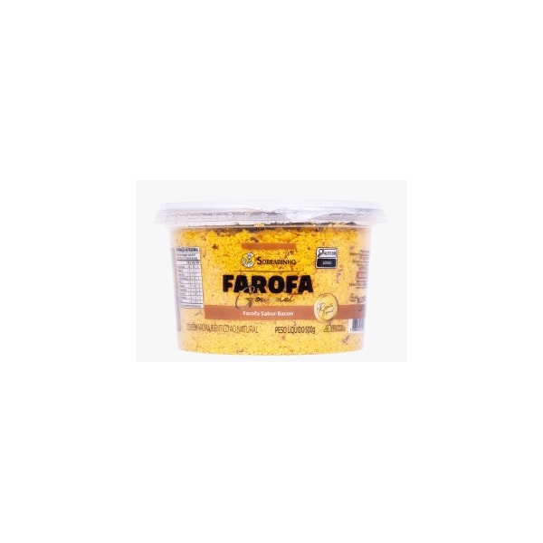 image Farofa de Milho Gourmet Sabor Bacon Sobradinho 500 Gr