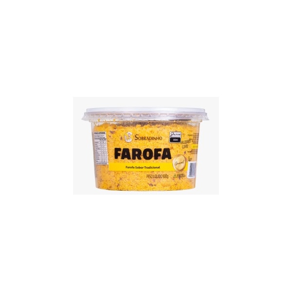image Farofa de Milho Gourmet Sabor Tradicional Sobradinho 500 Gr