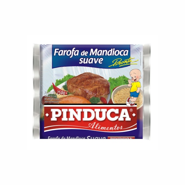 image Farofa Mandioca Suave Pinduca 250G