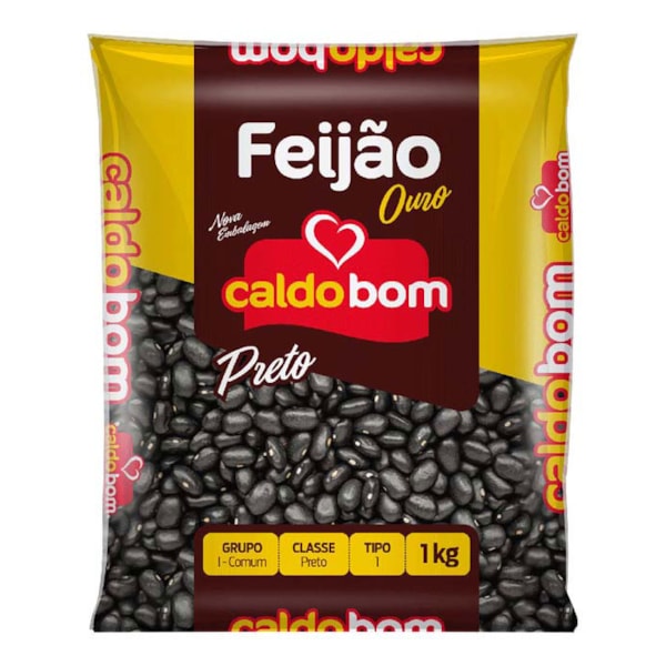 image Feijão Preto Caldo Bom 1Kg