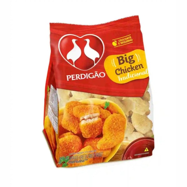 image Frango - Big Chicken Tradicional Congelado Perdigão 1Kg