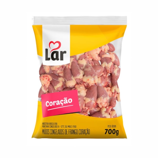 image Frango - Coração Lar Pacote 700 Gr