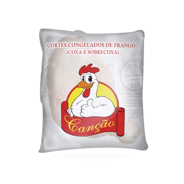 image Frango - Coxa E Sobrecoxa Com Osso Com Pele Canção Pacote