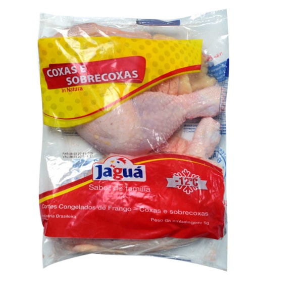 image Frango - Coxa E Sobrecoxa Com Osso Com Pele Jagua Pacote