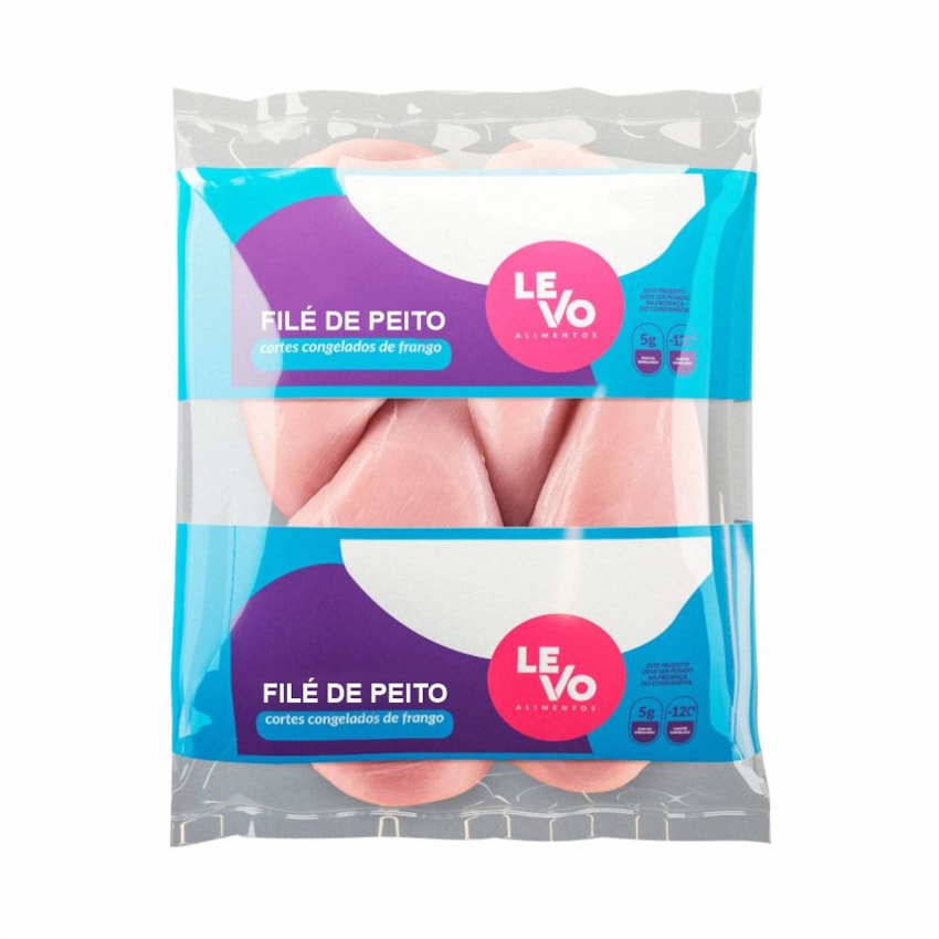 image Frango - File De Peito Inteiro Sem Pele Levo Pacote +/- 1,7 kg