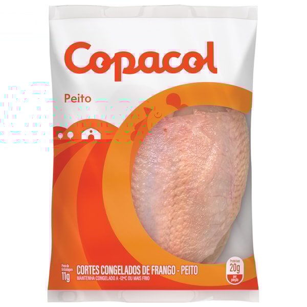 image Frango - Peito Com Osso E Com Pele Copacol Pacote