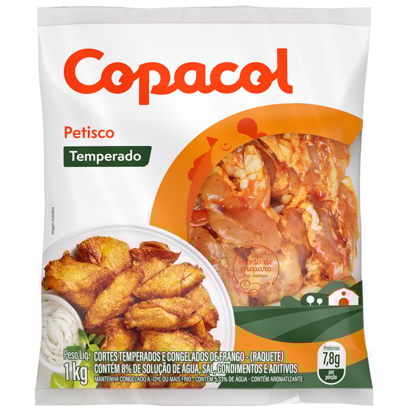 image Frango - Petisco Temperado Copacol 1Kg