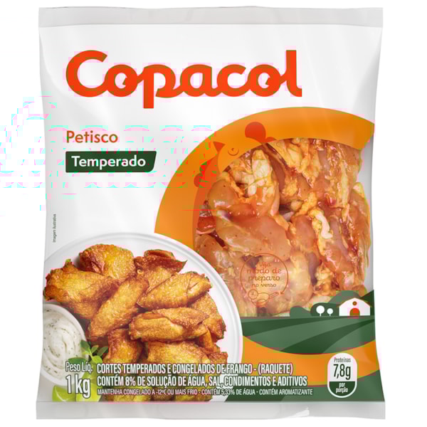 image Frango - Petisco Temperado Copacol 1Kg