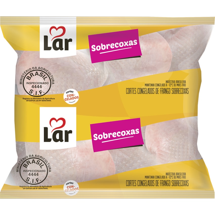 image Frango - Sobrecoxa Com Osso Com Pele Lar Pacote