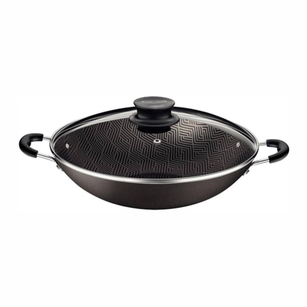 image Frigideira 36Cm 6L Wok Antiaderente Paris Chumbo Tramontina