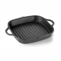 image Frigideira Grill Quadrada 4,5 X 26Cm Alca De Ferro Fumil