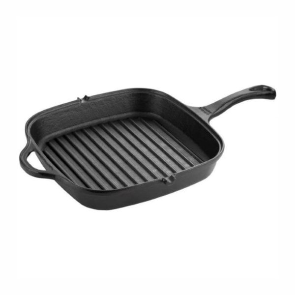 image Frigideira Grill Quadrada 4,5 X 26Cm Cabo De Ferro Fumil