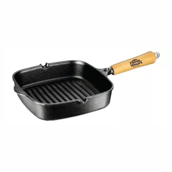 image Frigideira Grill Quadrada 5,5 X 23,5Cm 1,5L Cabo De Madeira Fumil