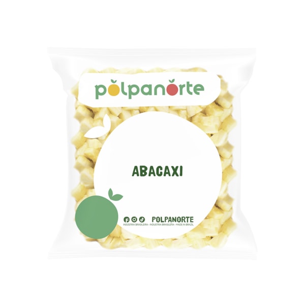 image Fruta Congelada Abacaxi Em Cubos Iqf Polpanorte 1,02Kg