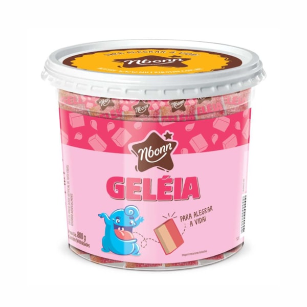 image Geleia De Fruta Embalada Nbonn 1,05Kg Pote 50Un