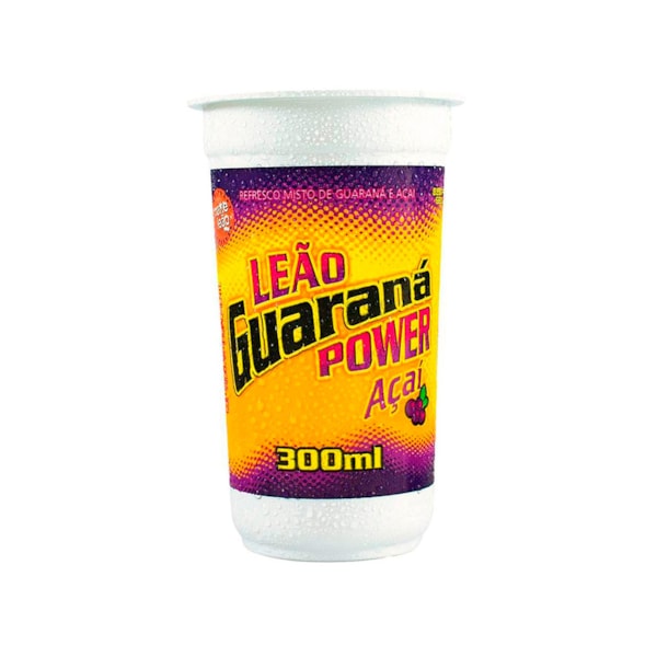 image Guaraná Power Com Açaí Leao Copo 12 X 300Ml