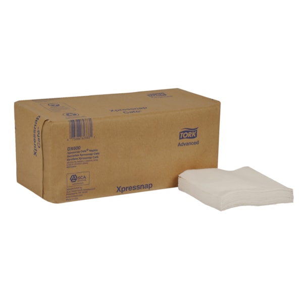 image Guardanapo Branco Interfolha Fs N10 Tork Xpressnap Café 21,59 X 21,59Cm 500Fl 0806Dx600J