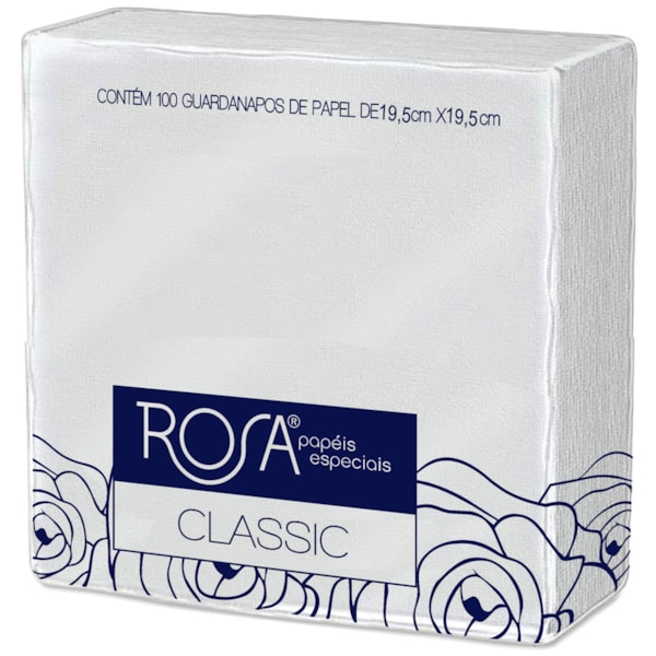 image Guardanapo Classic Rosa 19,5 X 19,5Cm 100Un