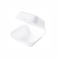 image Hamburgueira Isopor 01 Branca Fibraform 200Un 12,5 X 12 X 7,5Cm Hf01