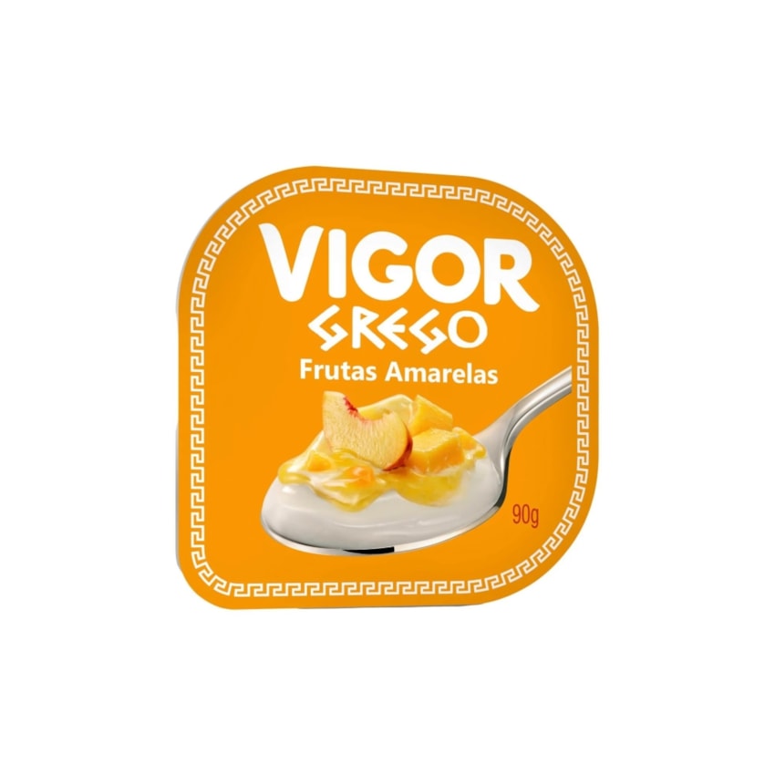 image Iogurte Grego Frutas Amarelas Vigor 24 x 90 Gr
