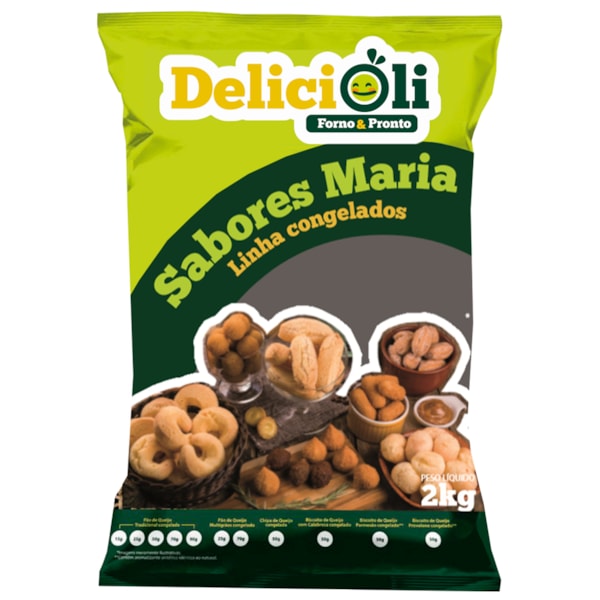 image Kibe De Carne Congelado 25Gr Delicioli 2Kg