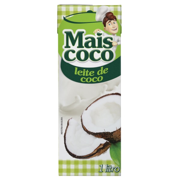image Leite Coco 15% Gordura Mais Coco Tp 1Lt