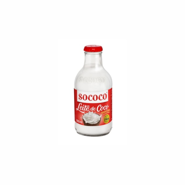 image Leite Coco 25% Gordura Sococo Garrafa 200Ml