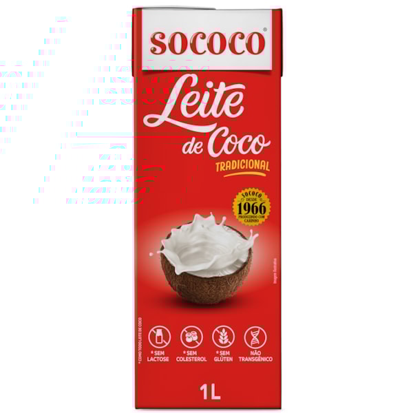 image Leite Coco 25% Gordura Sococo Tp 1Lt