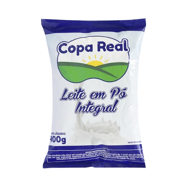 image Leite em Pó Integral Instantâneo 400 gr Copa Real